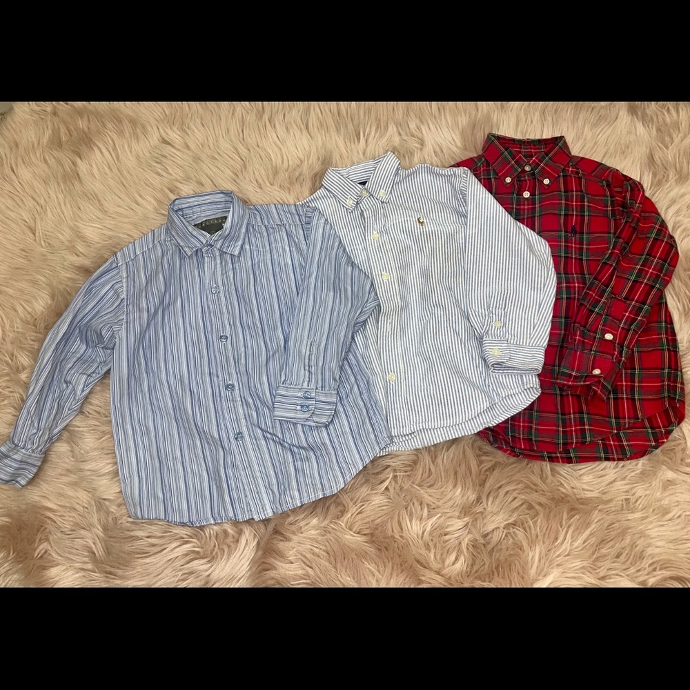 Ralph Lauren Button Ups 4T Bundle